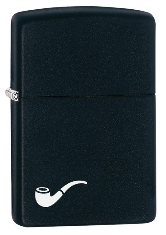 Zippo Black Matte Pipe Pocket Lighter Zippo
