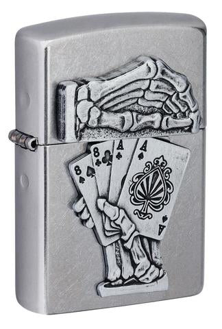 Zippo Dead Mans Hand Emblem Design Zippo