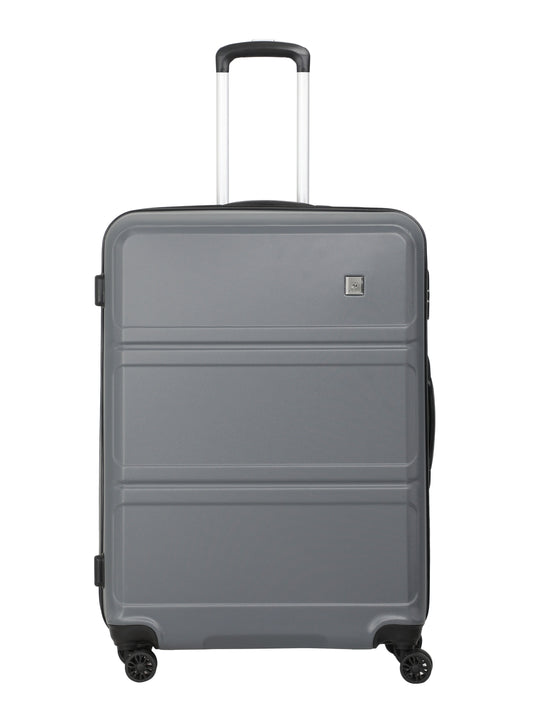 Echolac Dark Grey Aries Medium Hard Case Checked Luggage ECHOLAC
