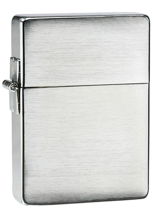 Zippo 1935 Replica Brushed Chrome without Slashes Pocket Lighter Zippo
