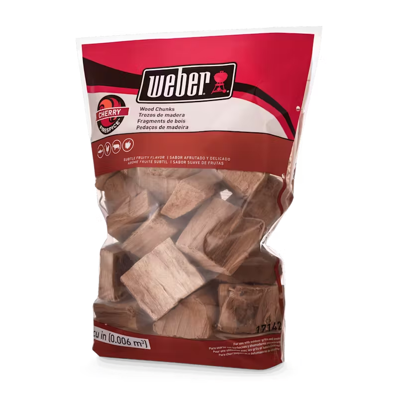 Weber Cherry Wood Chunks, 350 cu. in. WEBER