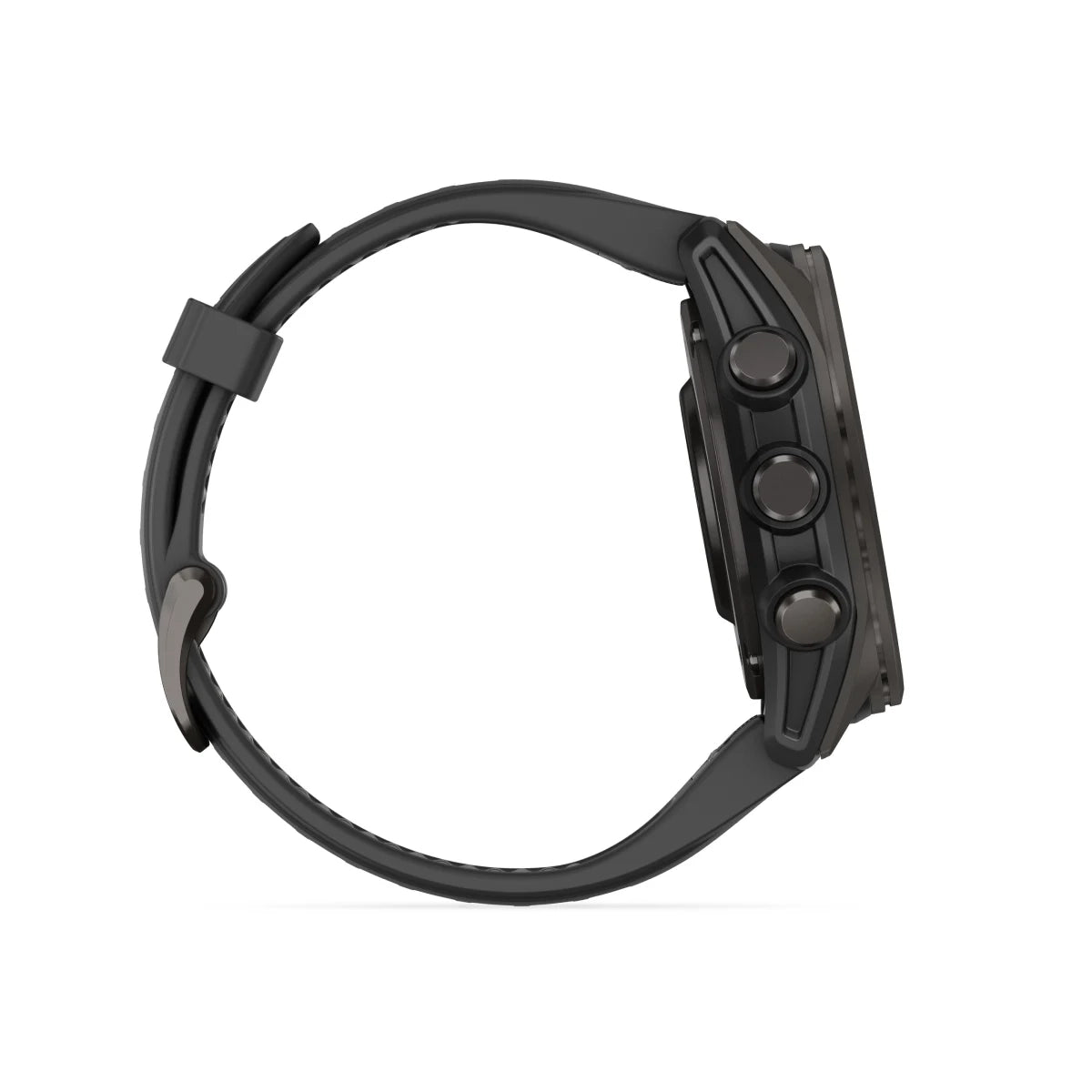 Garmin fenix® 8 – 43 mm, AMOLED Sapphire, Carbon grey DLC titanium with Black/pebble grey silicone band GARMIN