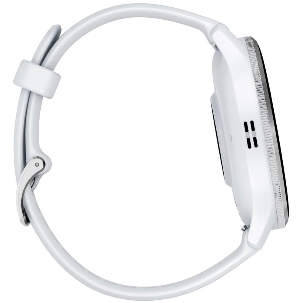 Garmin  Venu 3 Health Fitness GPS Smartwatch Silver Steel Bezel w/Whitestone Case (45mm) GARMIN