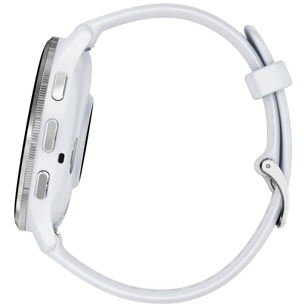 Garmin  Venu 3 Health Fitness GPS Smartwatch Silver Steel Bezel w/Whitestone Case (45mm) GARMIN