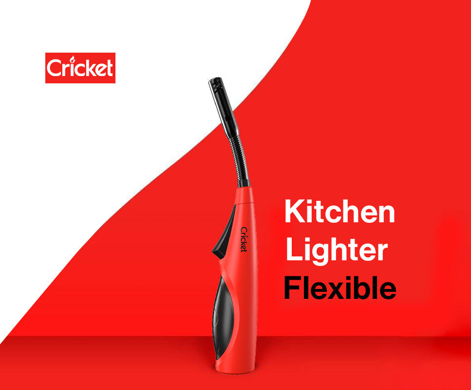 Kitchen Utility Gas Lighter Combo Pack (1 Flex & 1 Mini) Cricket Lighters India