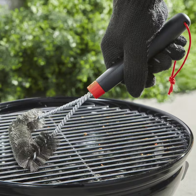 Weber 12''THREE-SIDED GRILL BRUSH WEBER