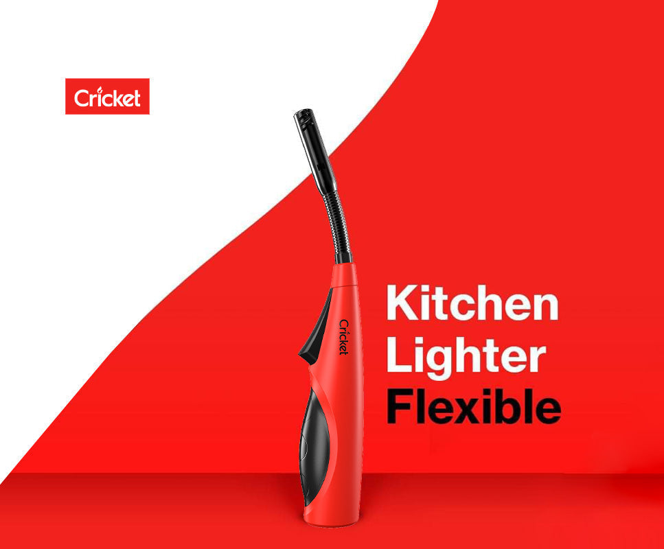 Kitchen Utility Gas Lighter Flex Refillable 1Pc Cricket Lighters India
