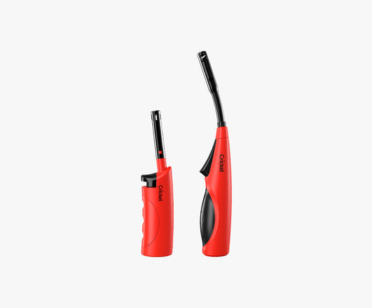 Kitchen Utility Gas Lighter Combo Pack (1 Flex & 1 Mini) Cricket Lighters India
