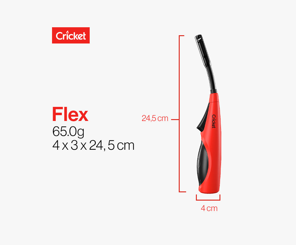Kitchen Utility Gas Lighter Flex Refillable Pack of 16 Cricket Lighters India
