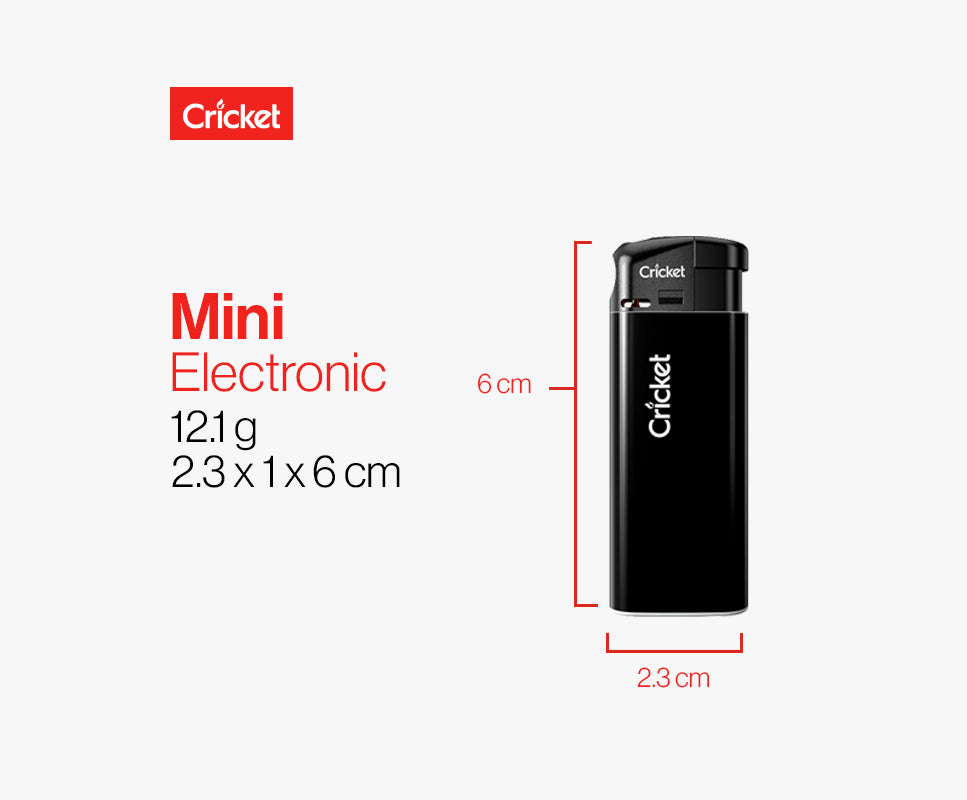 Electronic Mini Disposable Pocket Lighter, Pack of 25 Cricket Lighters India