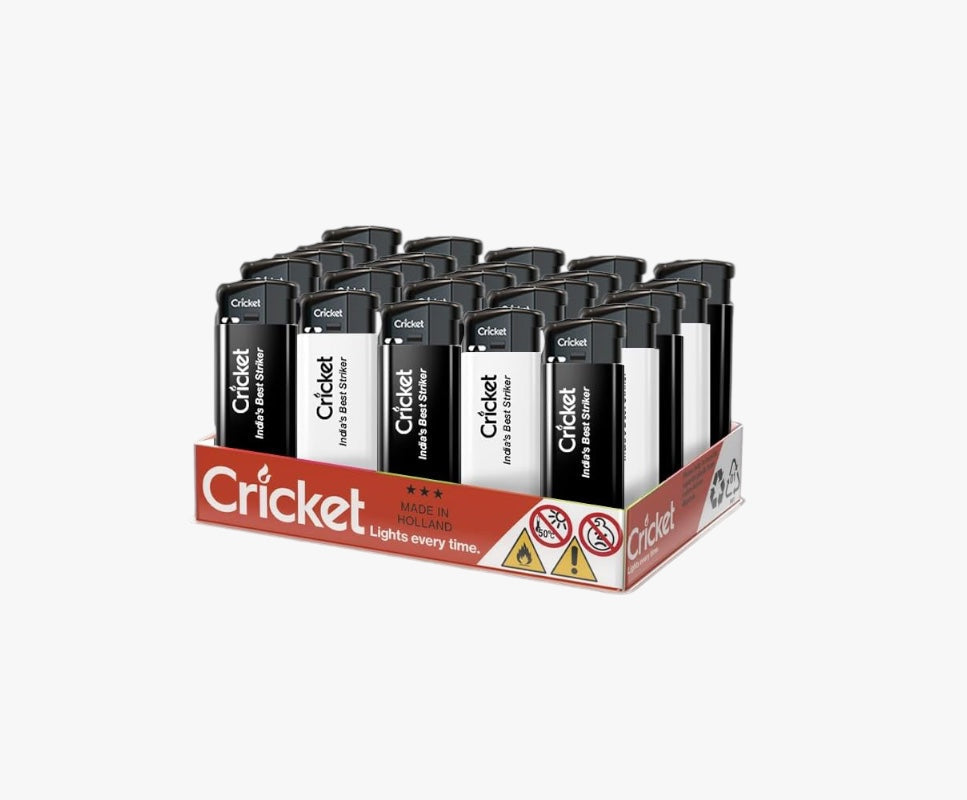 Electronic Mini Disposable Pocket Lighter, Pack of 25 Cricket Lighters India