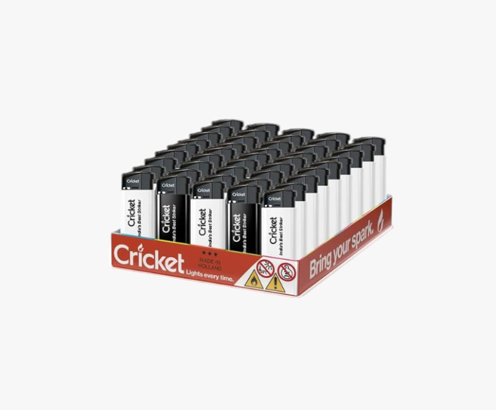 Electronic Mini Disposable Pocket Lighter, Pack of 50 Cricket Lighters India