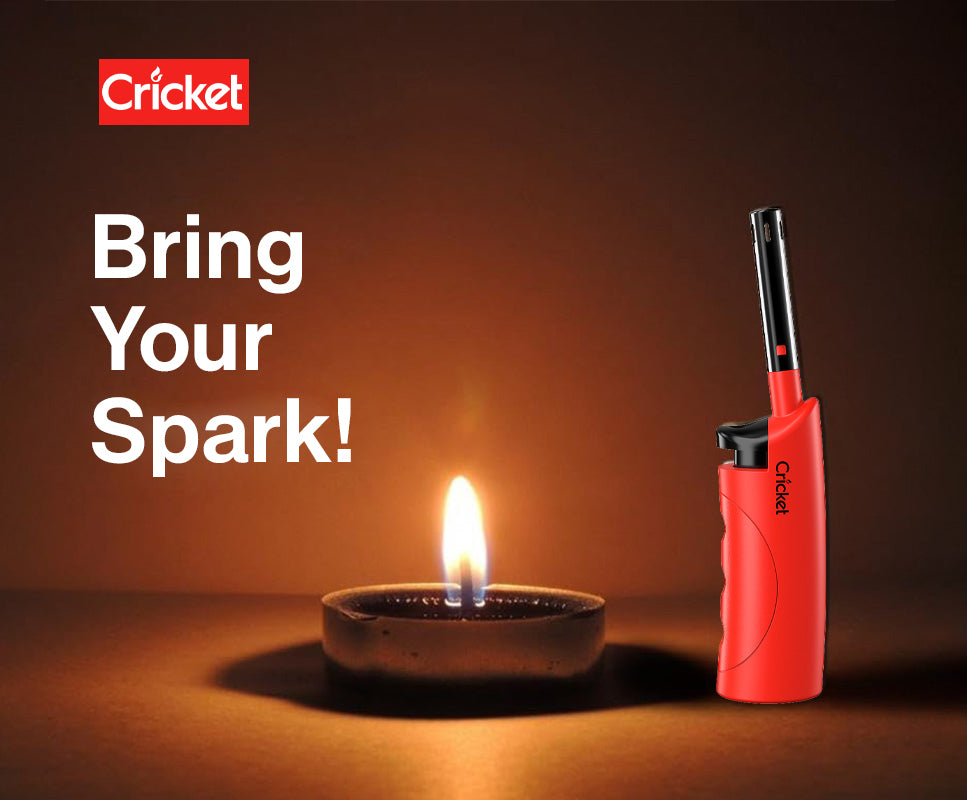 Kitchen Utility Gas Lighter Combo Pack (1 Flex & 1 Mini) Cricket Lighters India