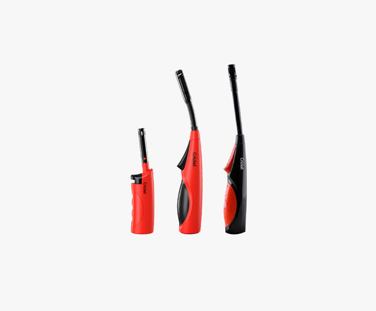 Kitchen Utility Gas Lighter Combo Pack (1 Mini, 1 Flex & 1 Turbo) Cricket Lighters India