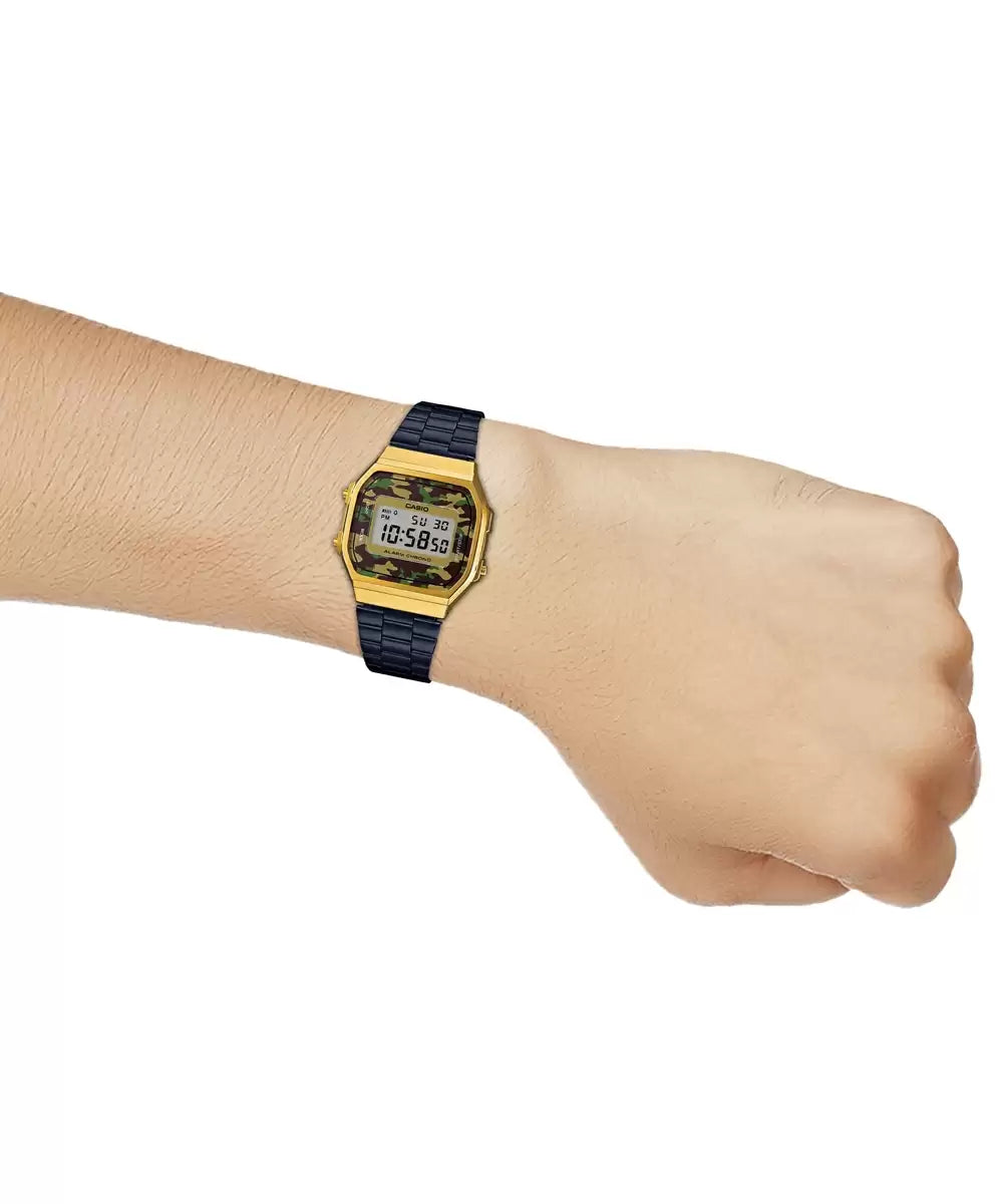 Casio VINTAGE COLLECTION A168WEGB-1BDF - D148 Black Digital - Unisex Watch CASIO