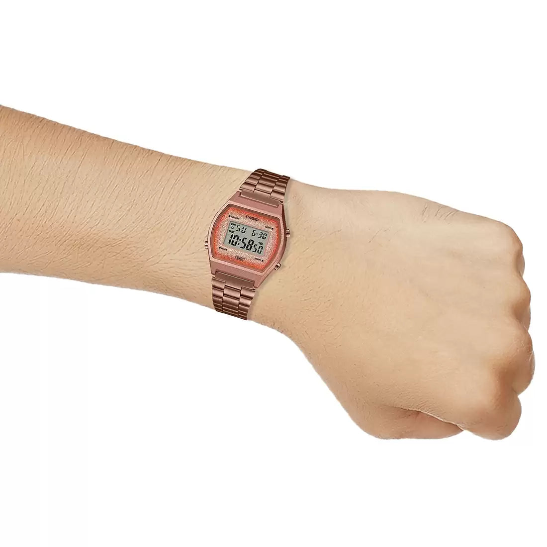 Casio VINTAGE COLLECTION B640WCG-5DF - D187 Rose Gold Digital - Unisex Watch CASIO