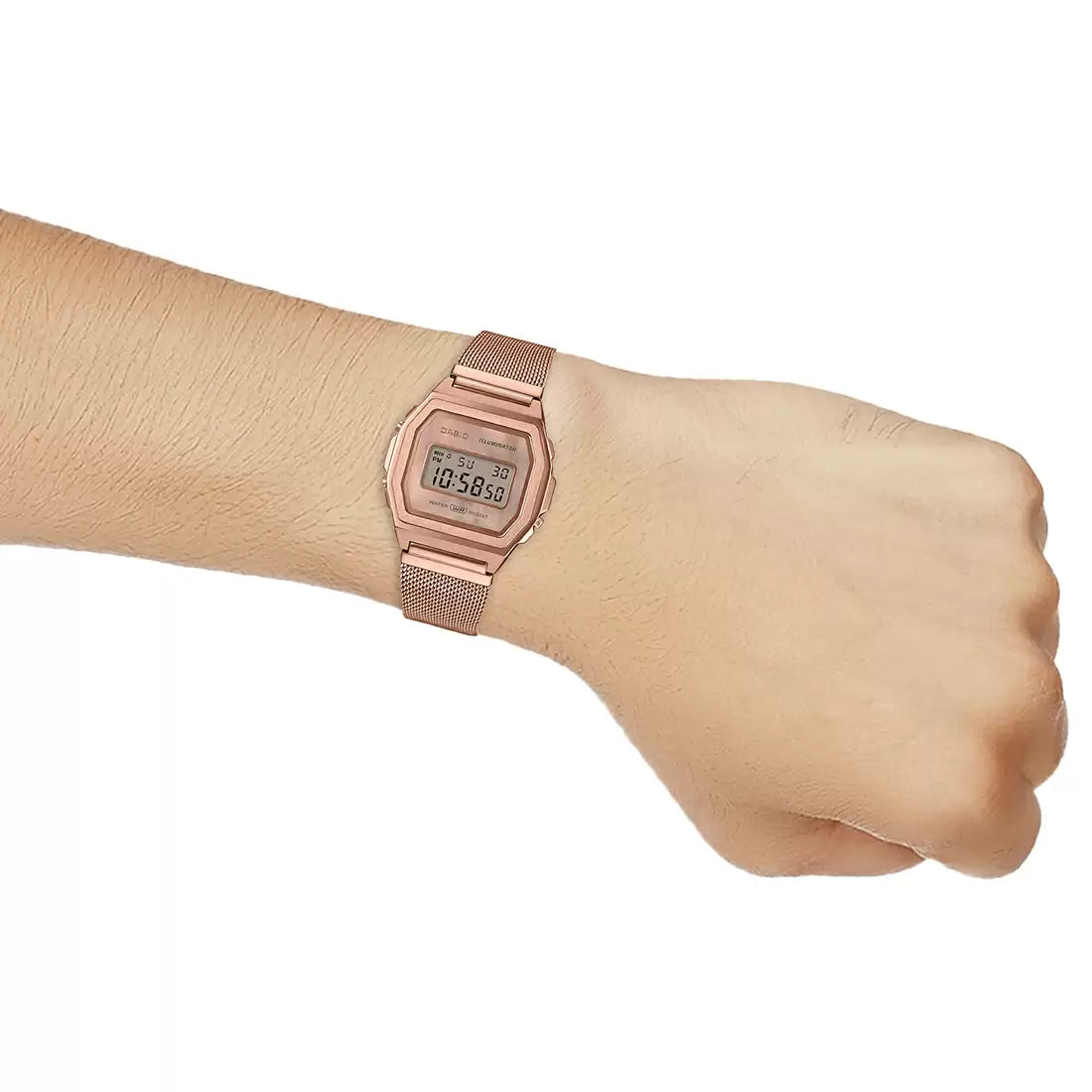 Casio VINTAGE COLLECTION A1000MPG-9EF - D196 Rose Gold Digital - Unisex Watch CASIO