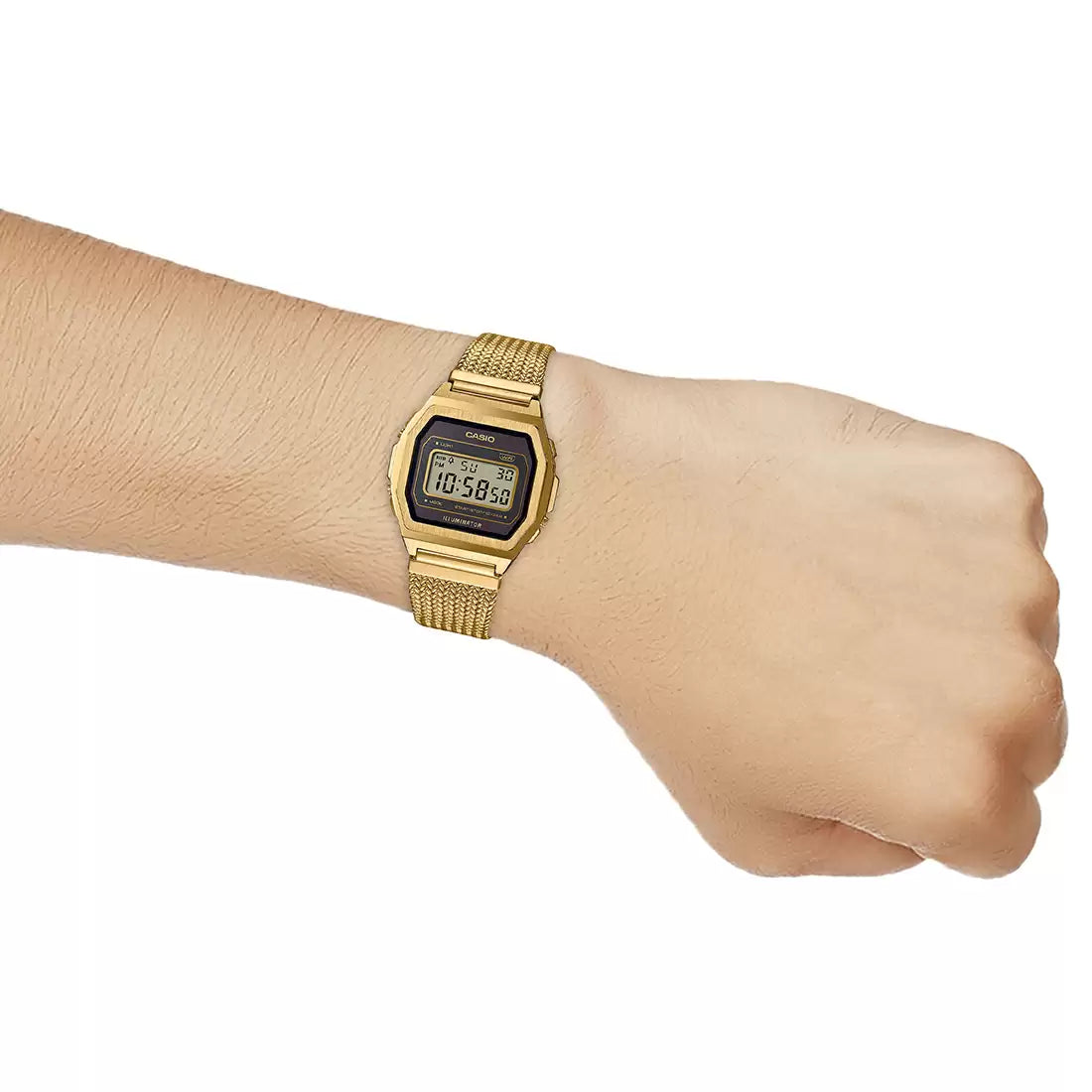 Casio VINTAGE COLLECTION A1000MGA-5DF - D277 Gold European Vintage Unisex Watch CASIO