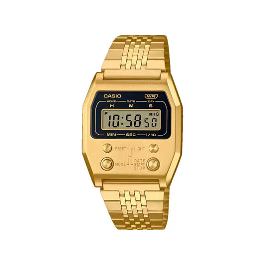 Casio VINTAGE COLLECTION A1100G-5DF - D327 Gold Vintage Unisex Watch CASIO