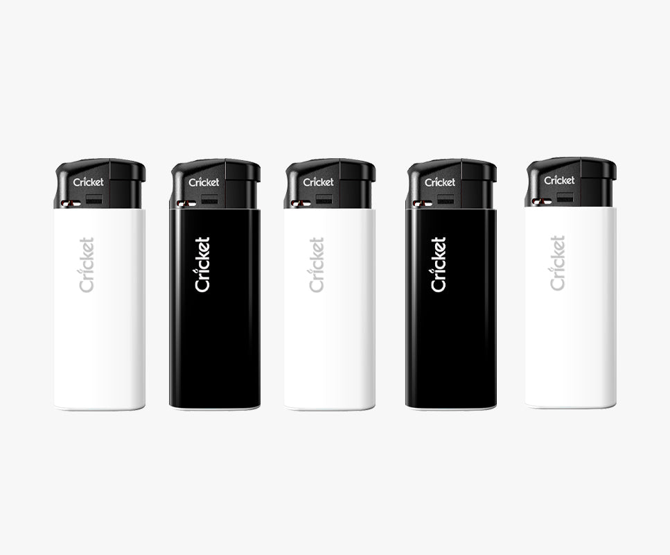 Electronic Mini Disposable Pocket Lighter, Pack of 10 Cricket Lighters India