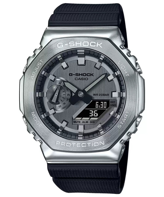 Casio G-SHOCK GM-2100-1ADR - G1159 Grey Metal Covered - Men's Watch CASIO