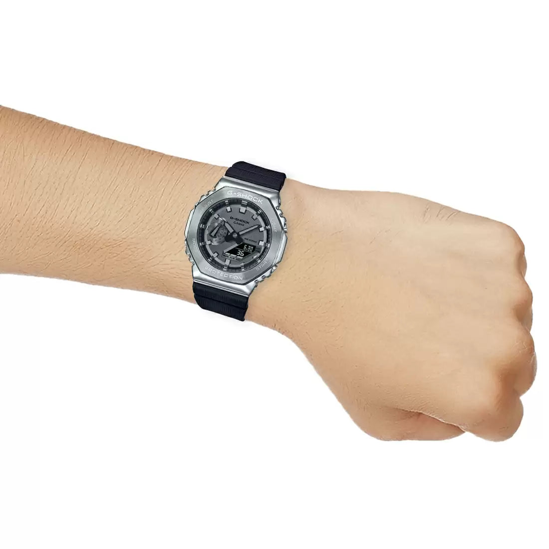Casio G-SHOCK GM-2100-1ADR - G1159 Grey Metal Covered - Men's Watch CASIO