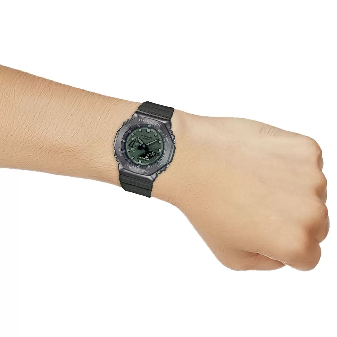 Casio G-SHOCK GM-2100B-3ADR - G1160 Green Metal Covered - Men's Watch CASIO