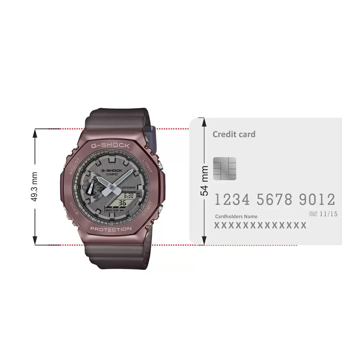 Casio G-SHOCK GM-2100MF-5ADR - G1214 Silver Midnight Fog - Men's Watch CASIO