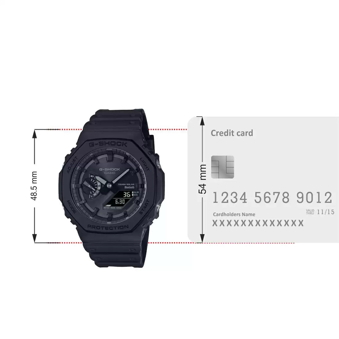 Casio G-SHOCK GA-B2100-1A1DR - G1242 Bluetooth Connect Men's Watch CASIO