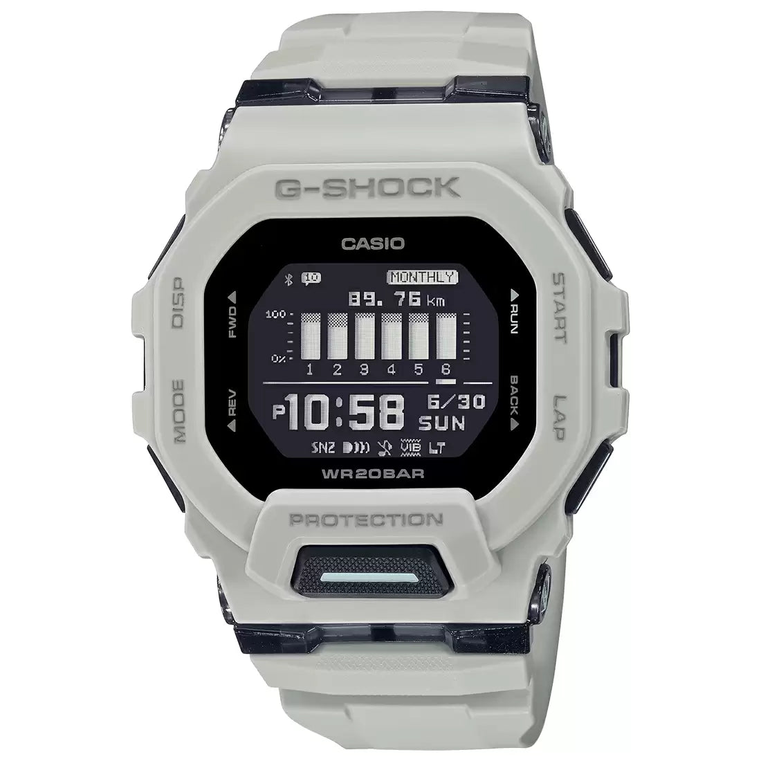 Casio G-SHOCK GBD-200UU-9DR - G1248 Grey G-Squad Connect Men's Watch CASIO