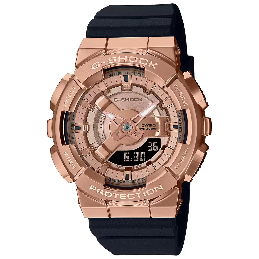 Casio G-SHOCK GM-S110PG-1ADR - G1315 Pink Gold Combination - Women's Watch CASIO