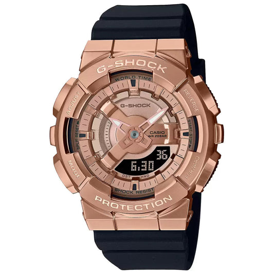 Casio G-SHOCK GM-S110PG-1ADR - G1315 Pink Gold Combination - Women's Watch CASIO
