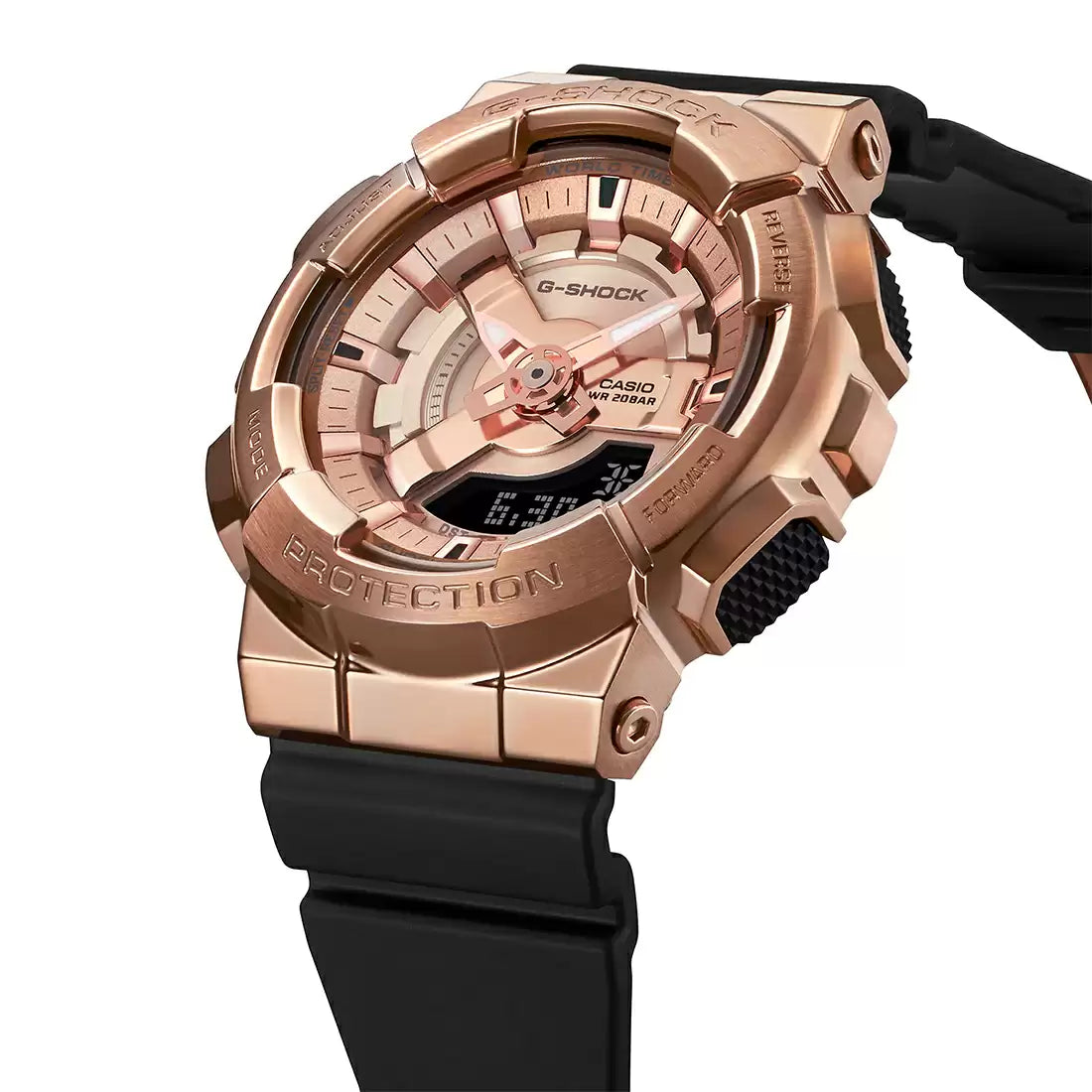 Casio G-SHOCK GM-S110PG-1ADR - G1315 Pink Gold Combination - Women's Watch CASIO
