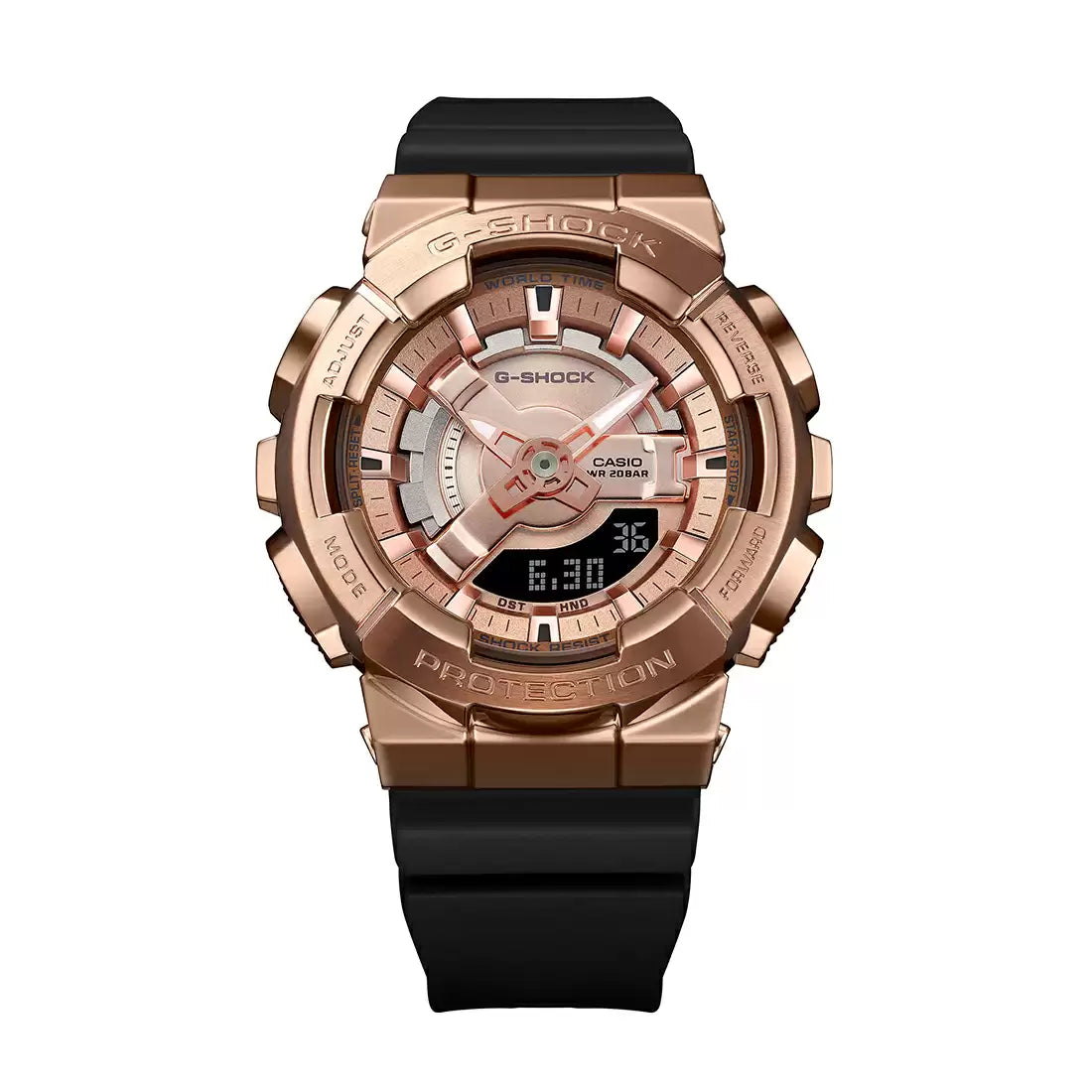 Casio G-SHOCK GM-S110PG-1ADR - G1315 Pink Gold Combination - Women's Watch CASIO