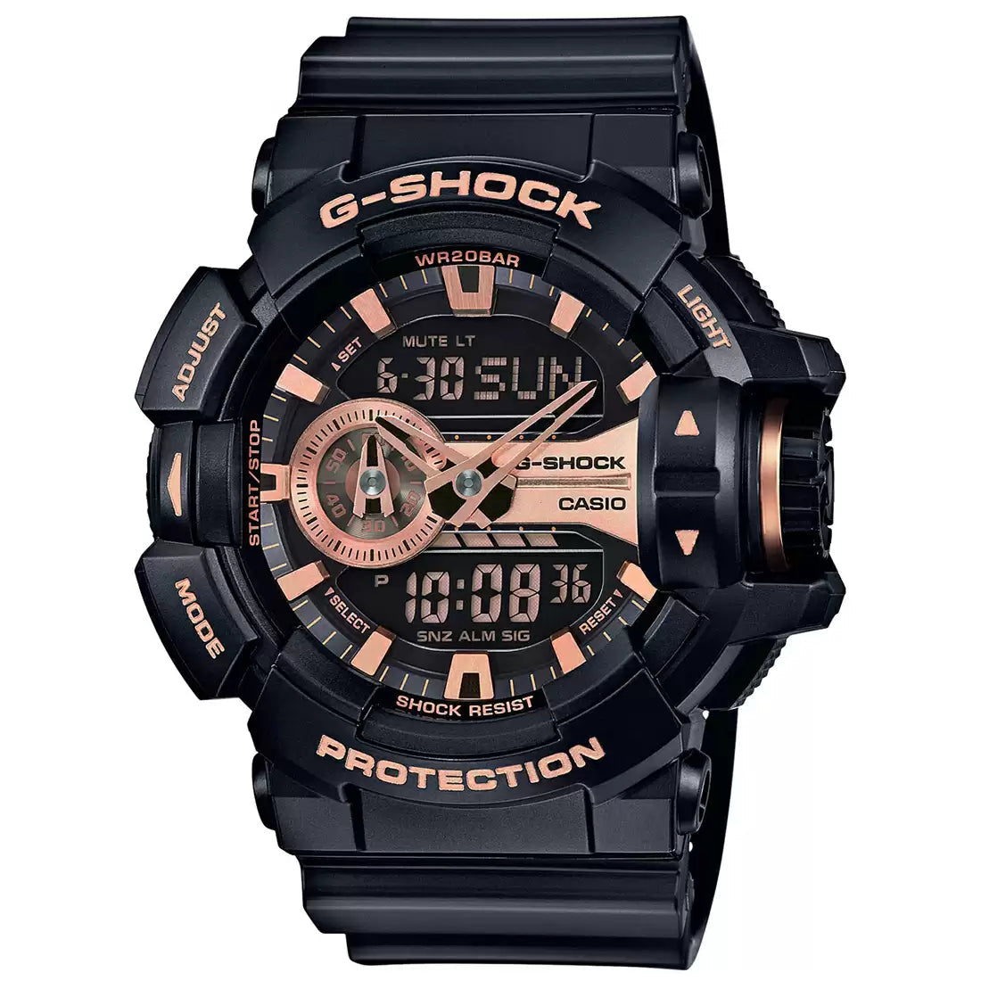 Casio G-SHOCK GA-400GB-1A4DR - G650 Black Analog-Digital - Men's Watch CASIO