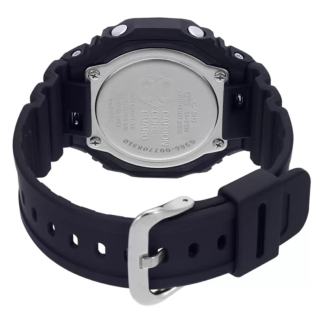 Casio G-SHOCK GA-2100-1ADR - G986 Black Carbon Core Guard - Men's Watch CASIO