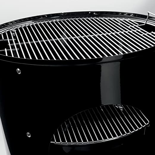 WEBER Charcoal Grill Smokey Mountain Cooker 18'' Black WEBER