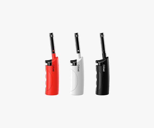 Kitchen Utility Gas Lighter Mini Pack of 3, Non-Refillable, Multicolor Cricket Lighters India