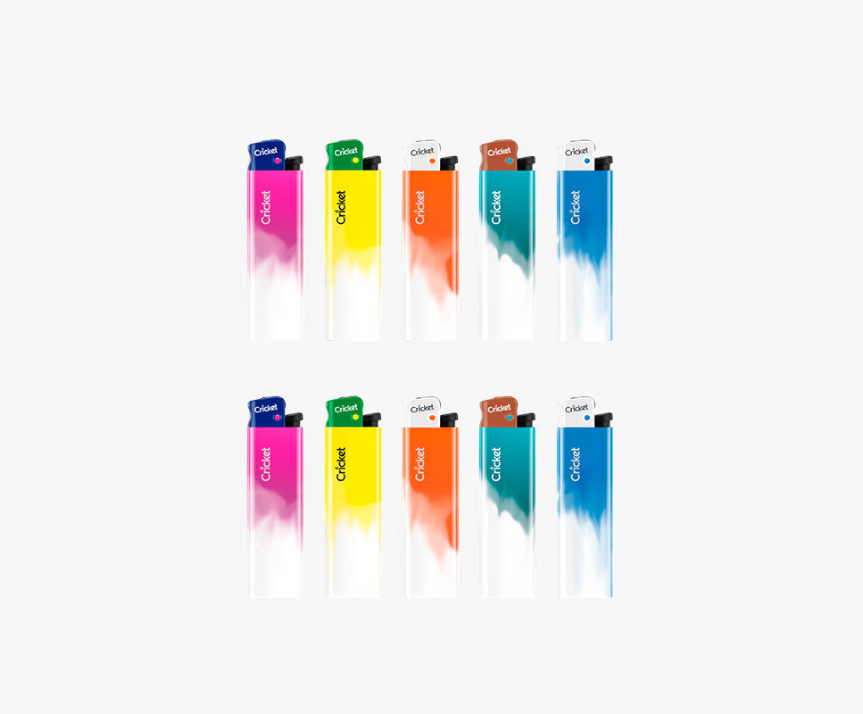 Original Candy Disposable Pocket Lighter Pack of 10 Cricket Lighters India