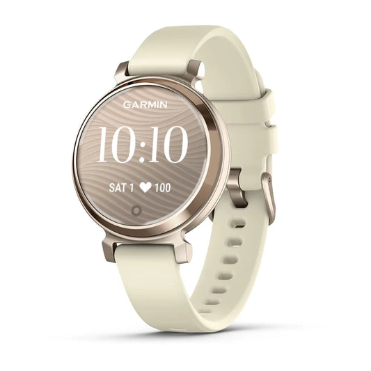 Garmin Lily® 2 Cream Gold with Coconut Silicone Band GARMIN
