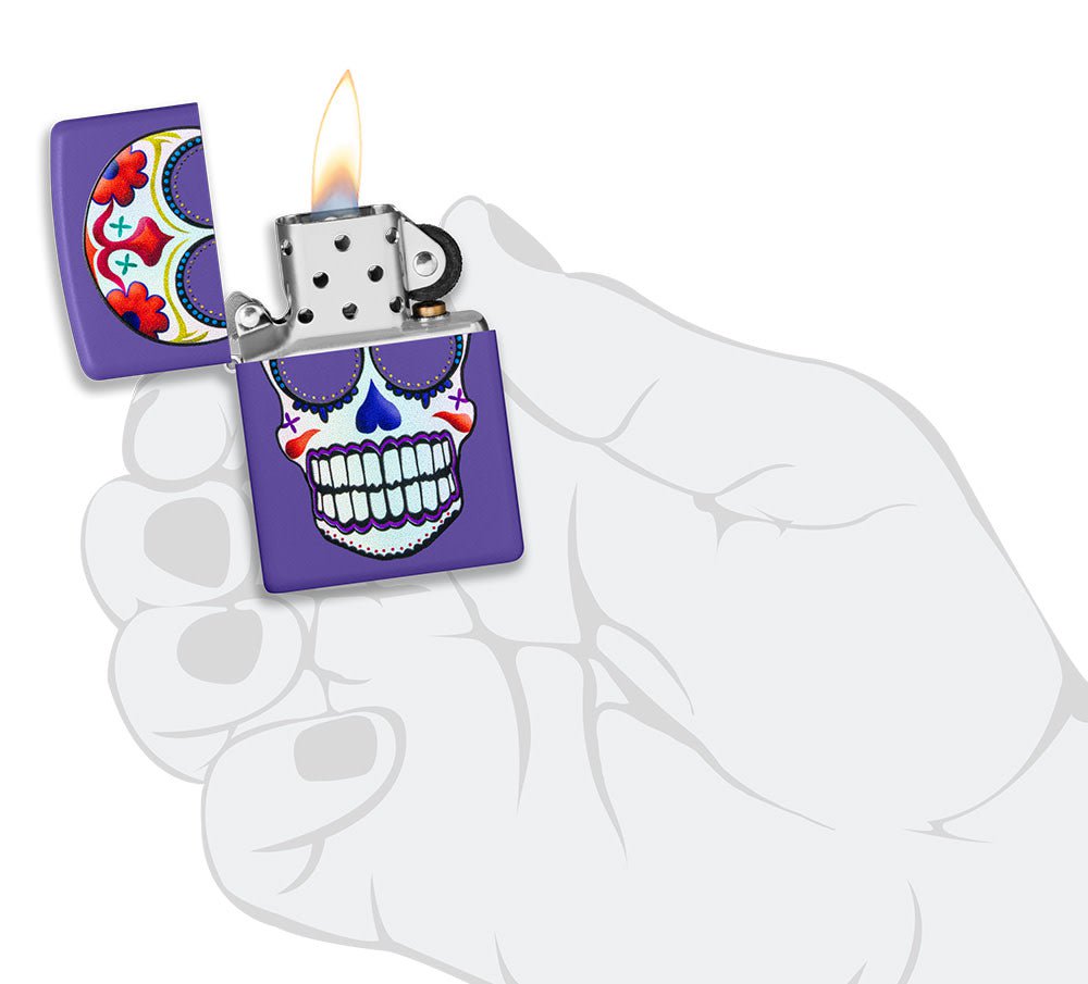 Zippo Sugar Skull Design windproof pocket lighter Zippo