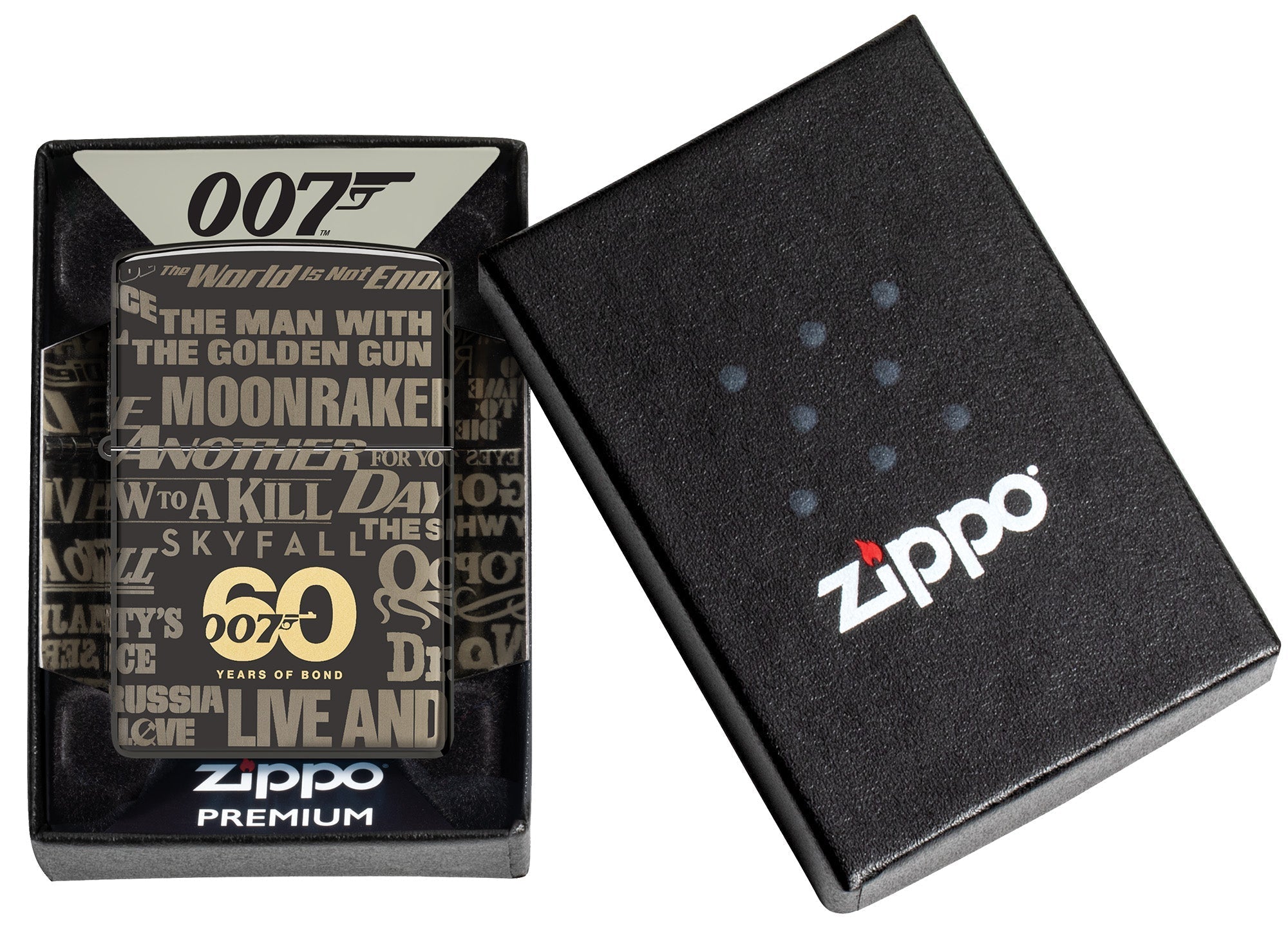 Zippo James Bond 007 60th Anniversary Collectible windproof pocket lighter Zippo
