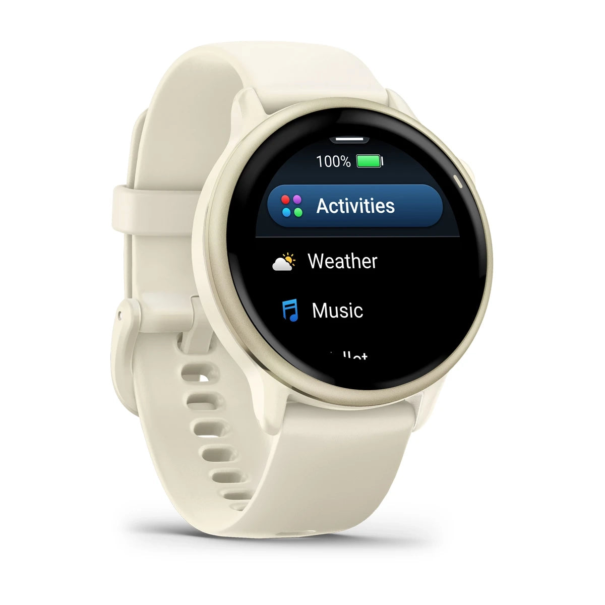 Garmin vivoactive® 6 Lunar Gold with Bone Band The 1970 Store
