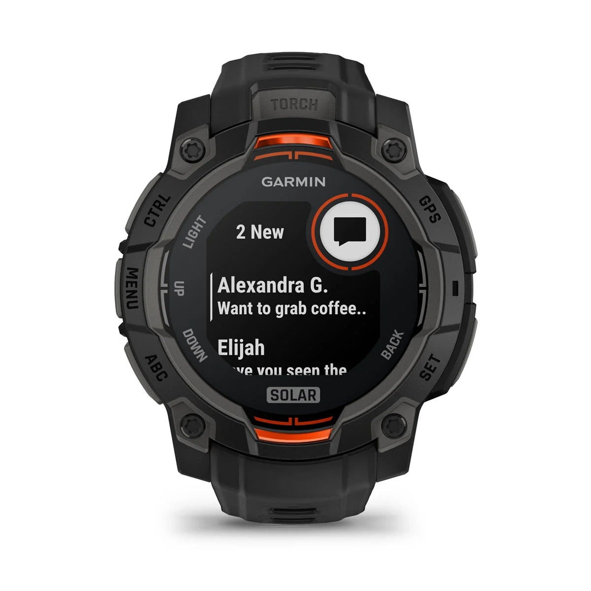 Garmin Instinct 3 – 45 mm, Solar Black with black band GARMIN