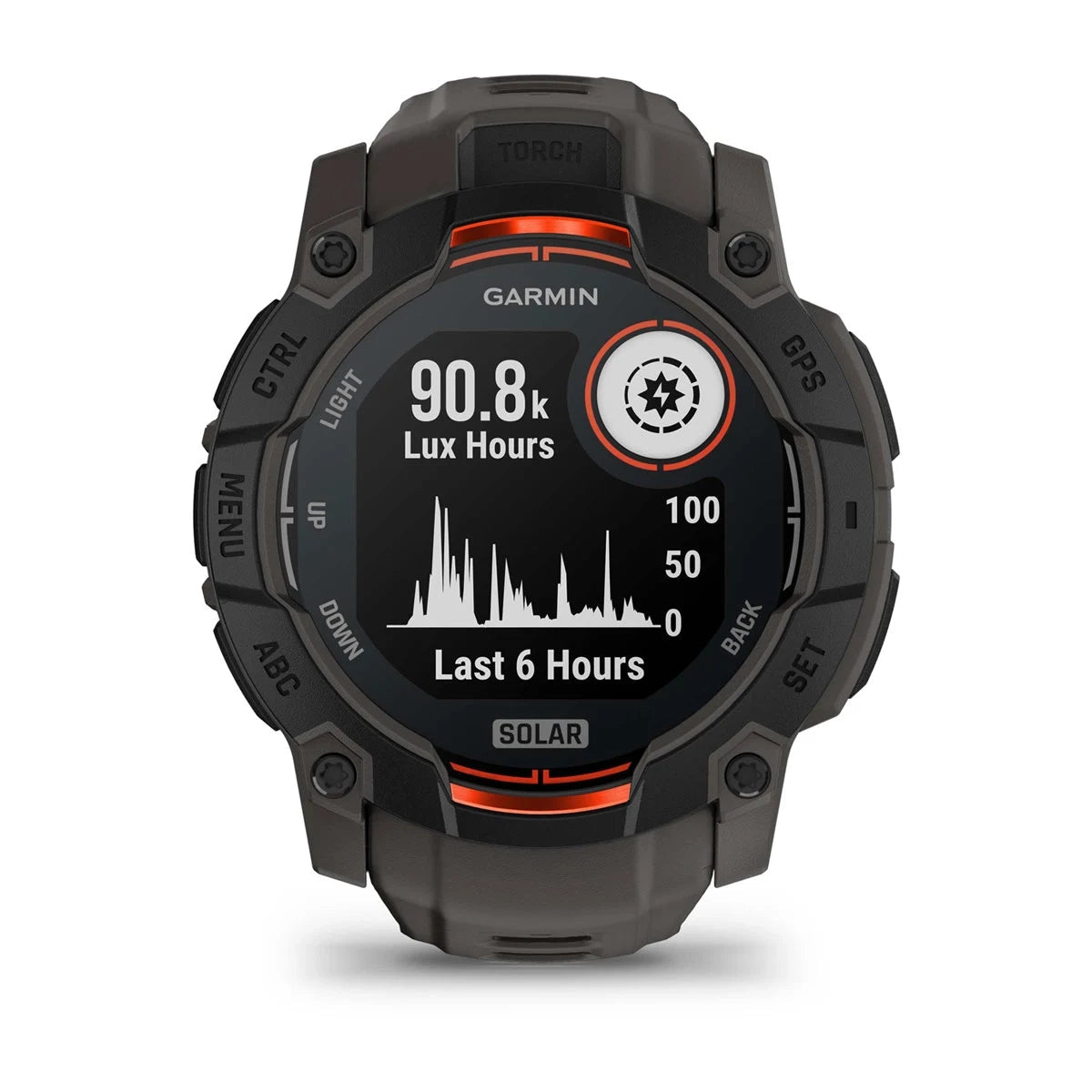Garmin Instinct 3 – 50 mm, Solar Black with Charcoal Band GARMIN