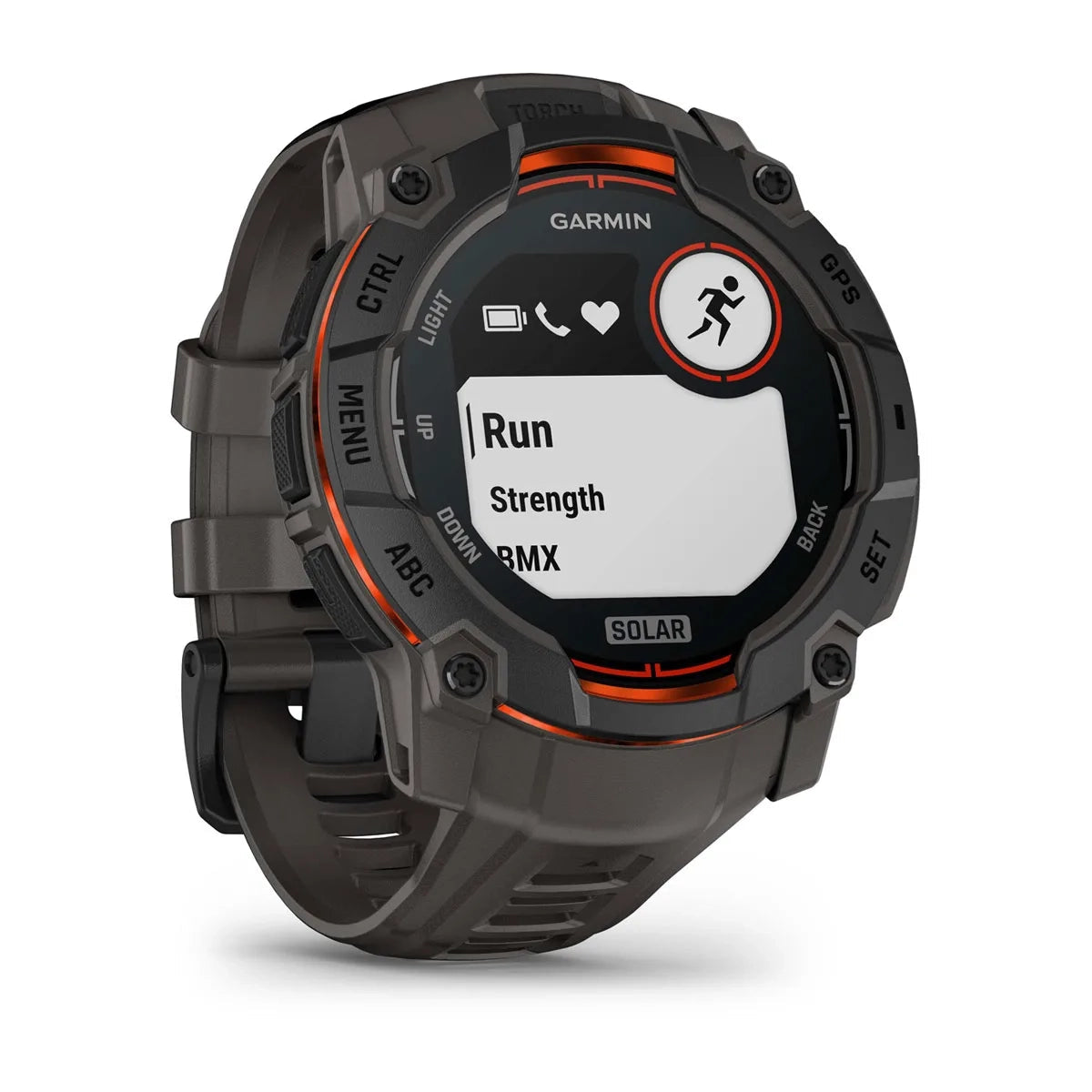 Garmin Instinct 3 – 50 mm, Solar Black with Charcoal Band GARMIN