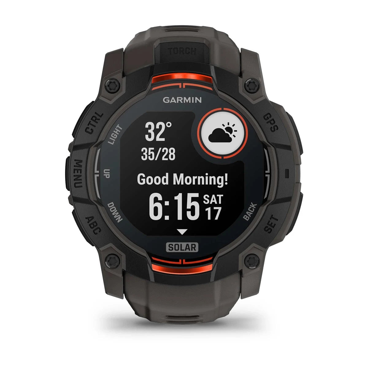 Garmin Instinct 3 – 50 mm, Solar Black with Charcoal Band GARMIN