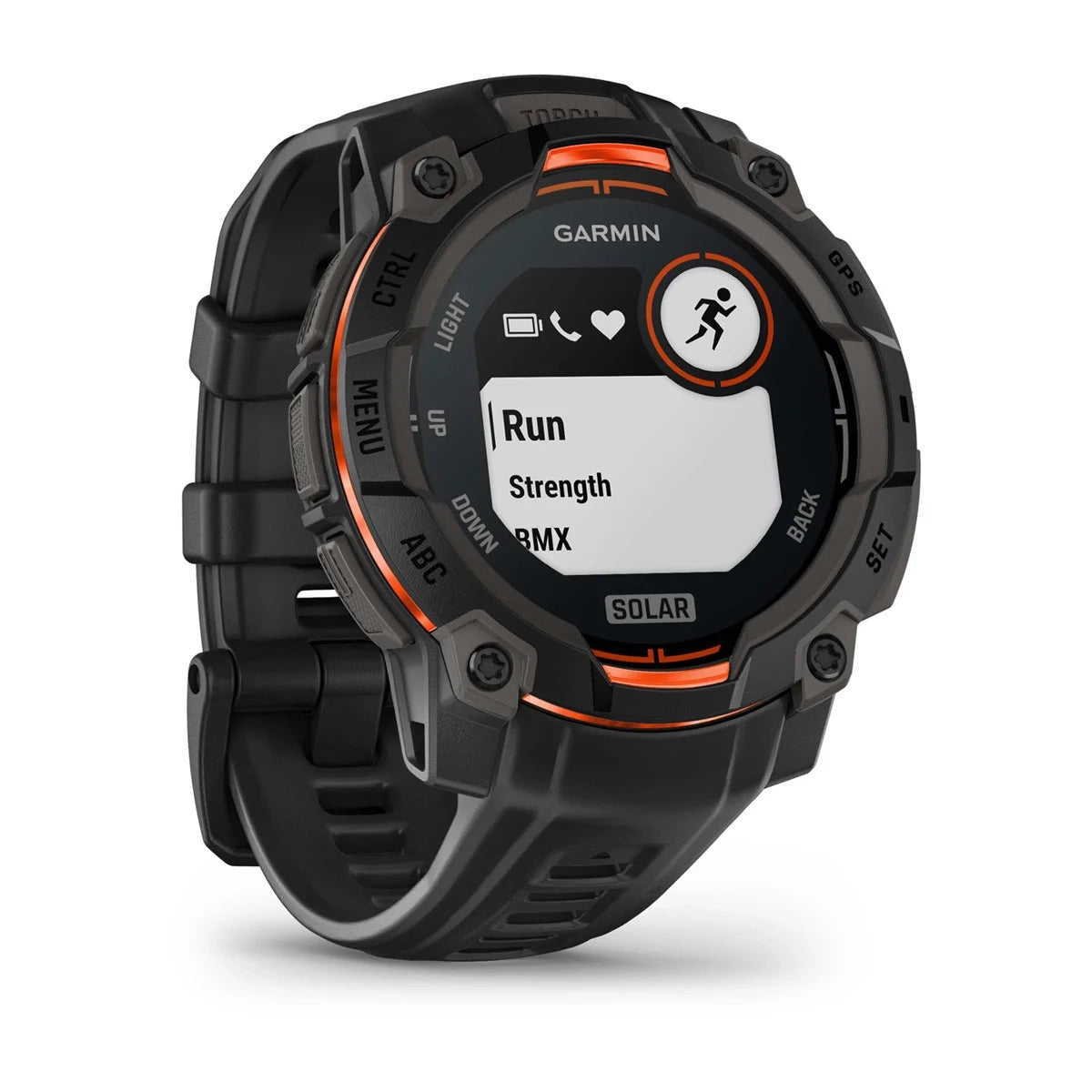 Garmin Instinct 3 – 45 mm, Solar Black with black band GARMIN