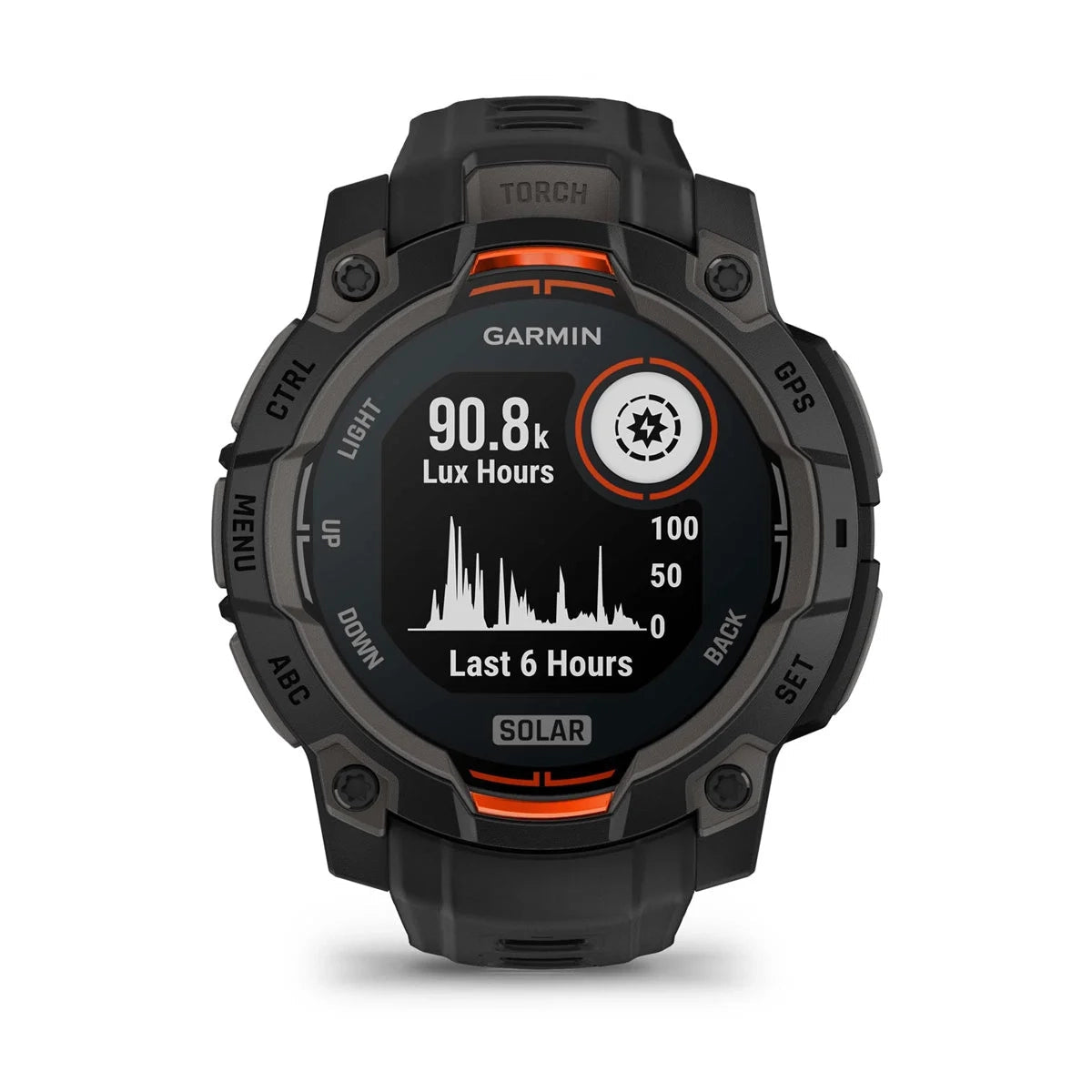 Garmin Instinct 3 – 45 mm, Solar Black with black band GARMIN