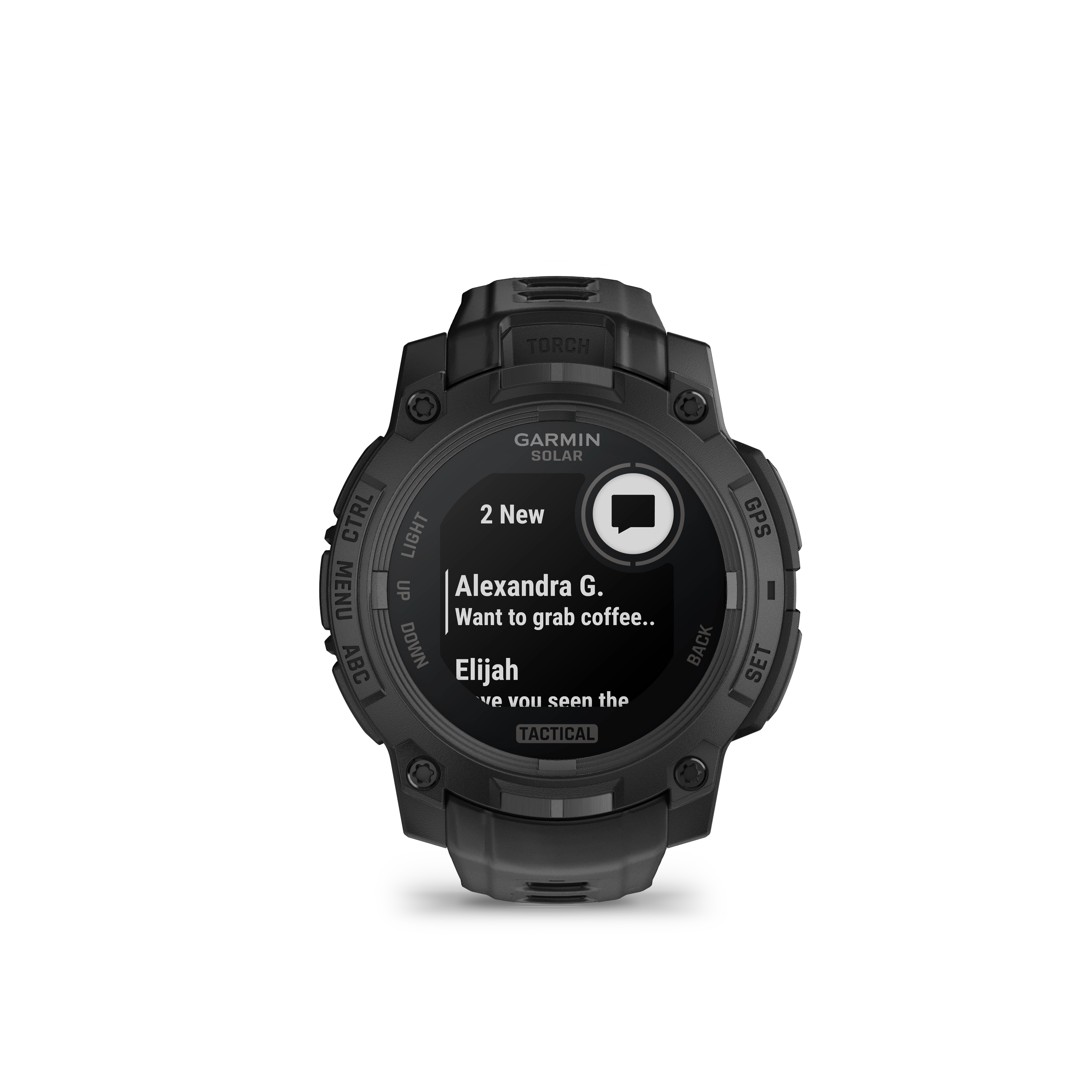 Garmin Instinct® 3 – 50 mm, Solar, Tactical Edition Black with Black Band GARMIN